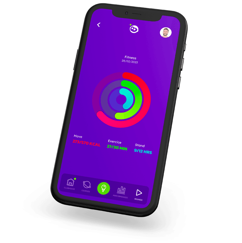 Fitness tracking app on Apple Watch